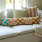 Quilted Embroidered Lumbar Pillow