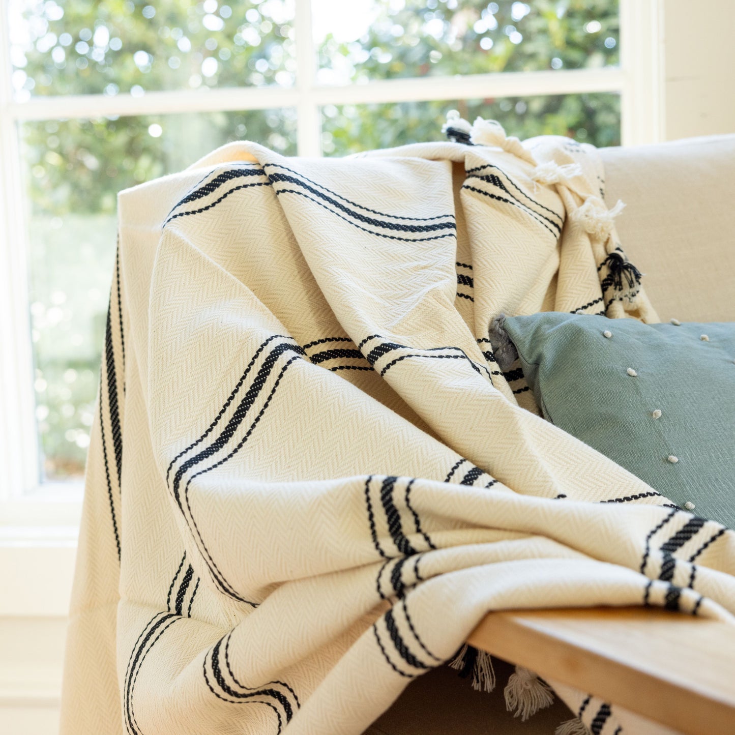 Striped Throw