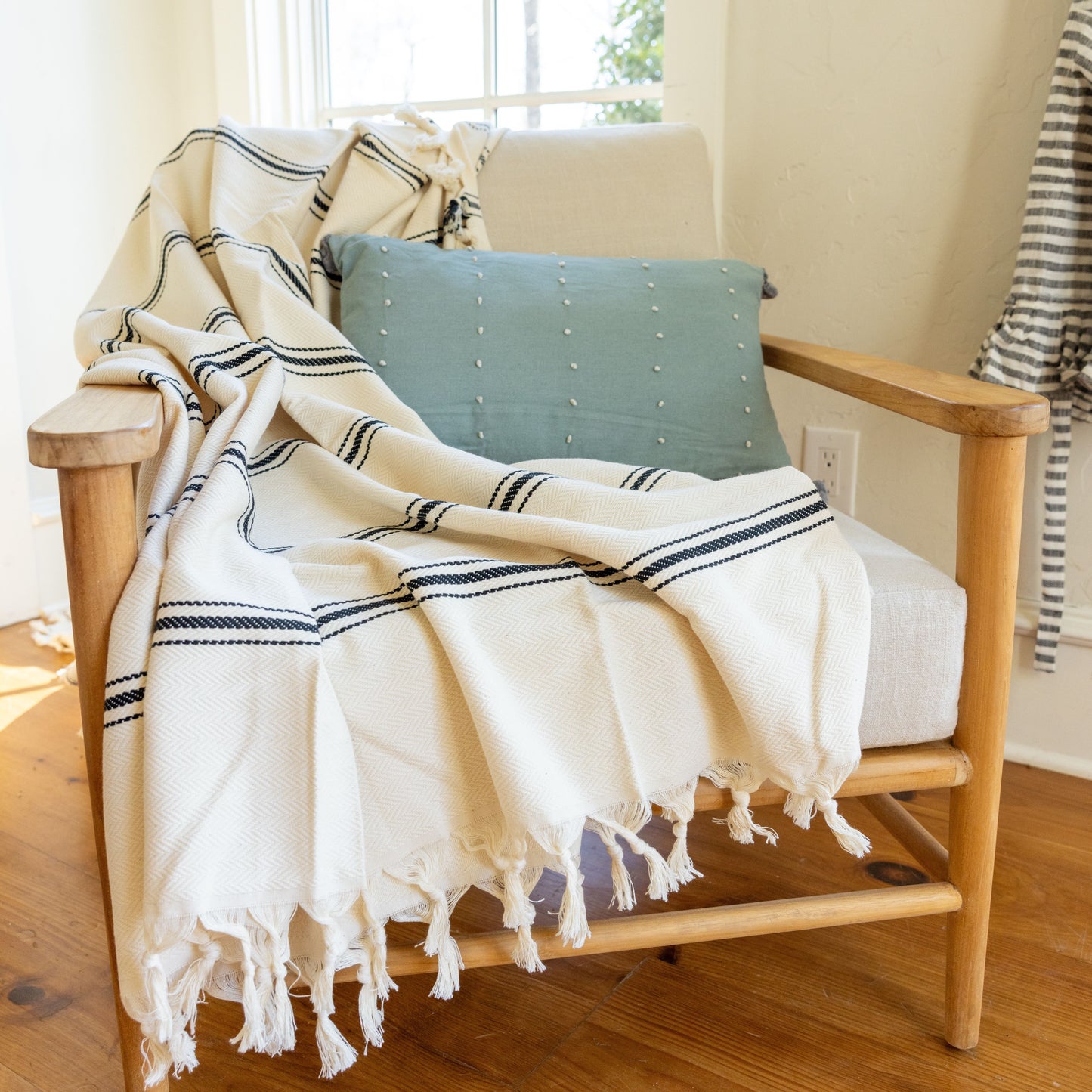 Striped Throw