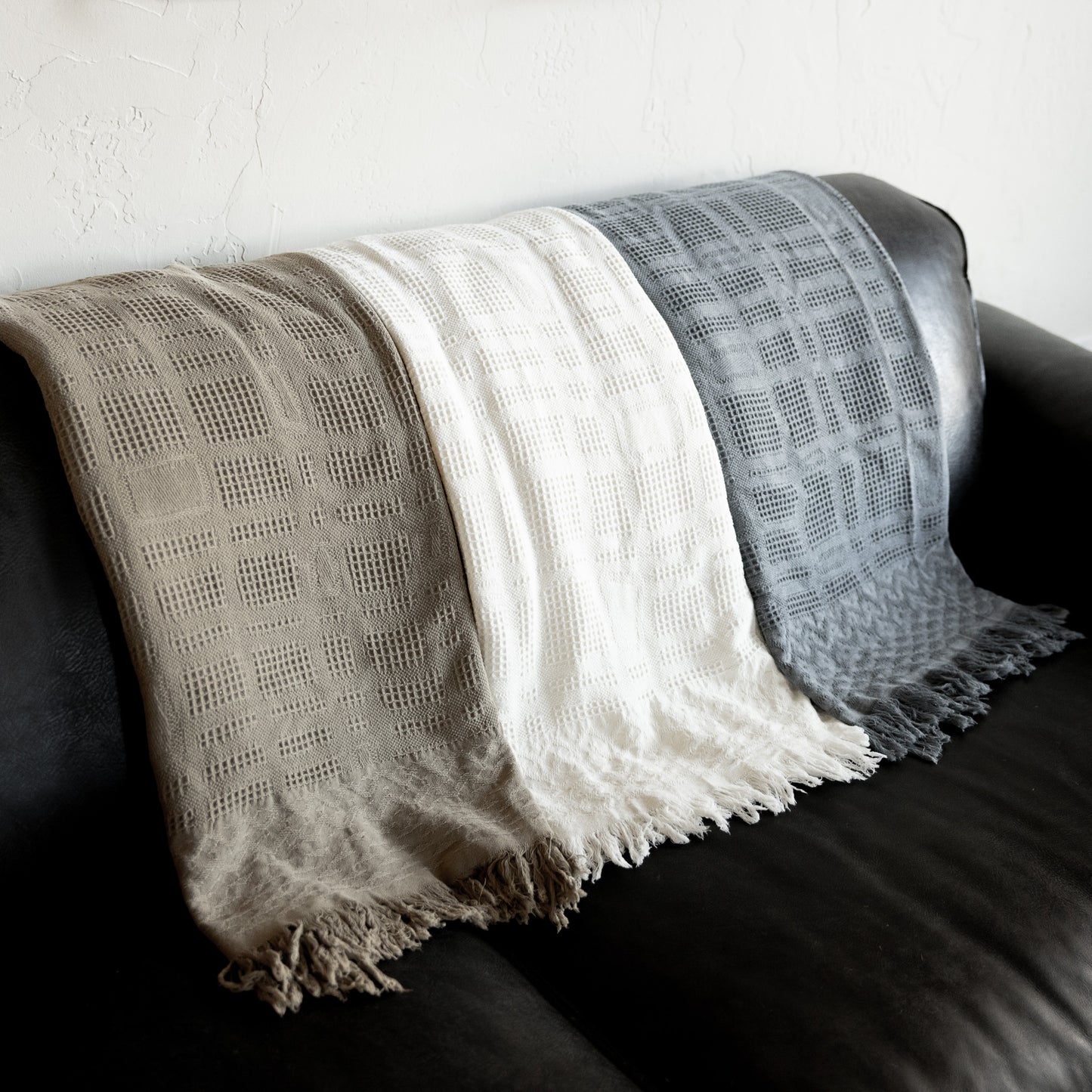 Waffle Weave Throw
