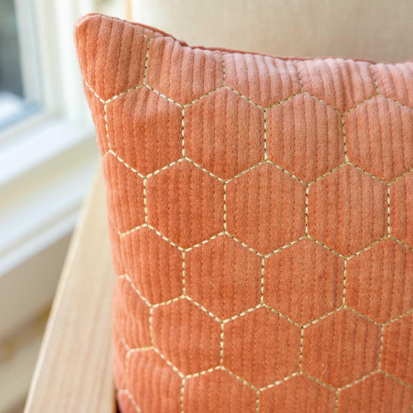 Hex Detailed Pillow