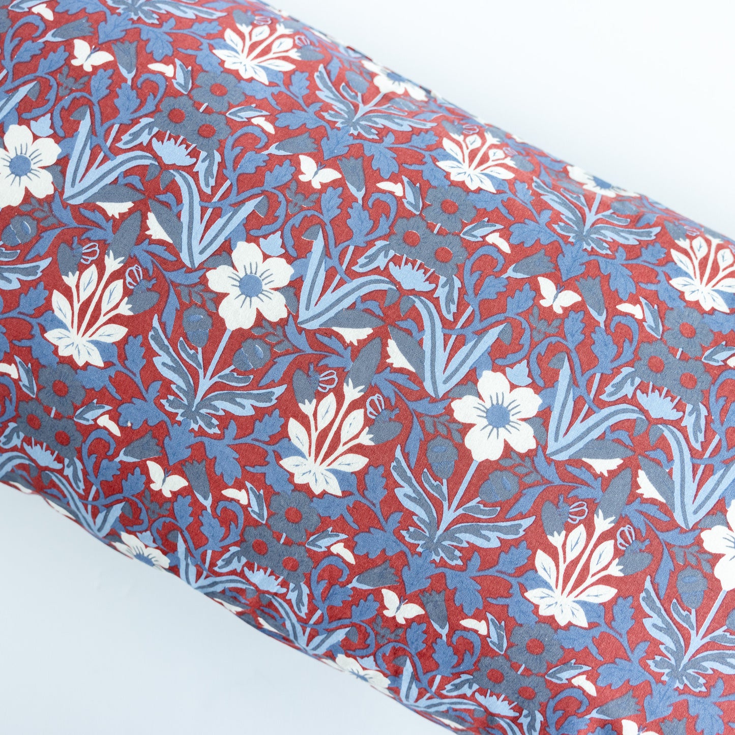 Lumbar Pillow with Floral Pattern