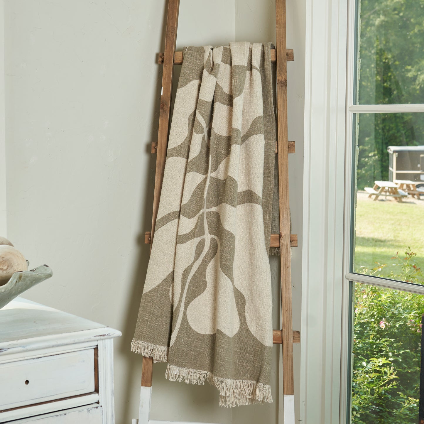 Botanical Print Throw