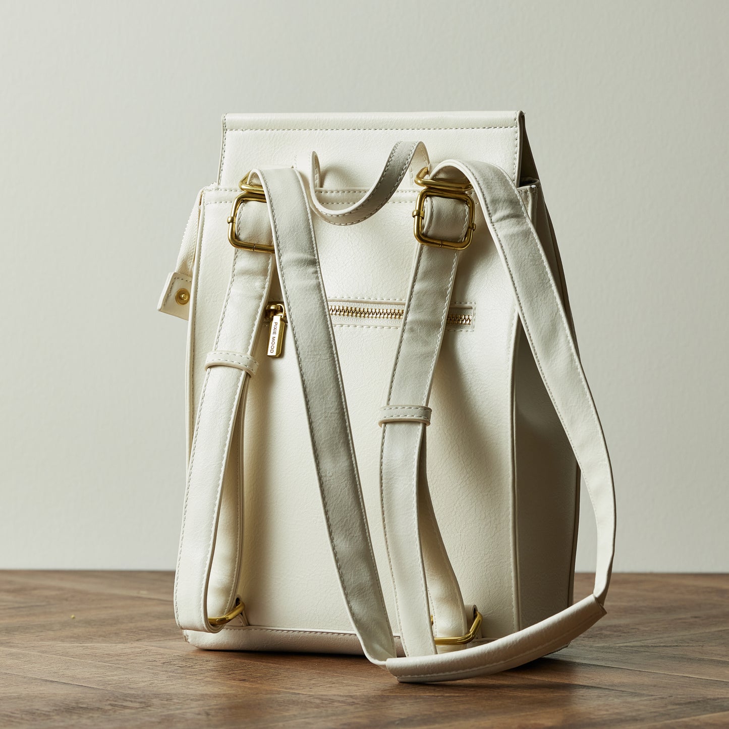 Convertible Leather Mini Backpack