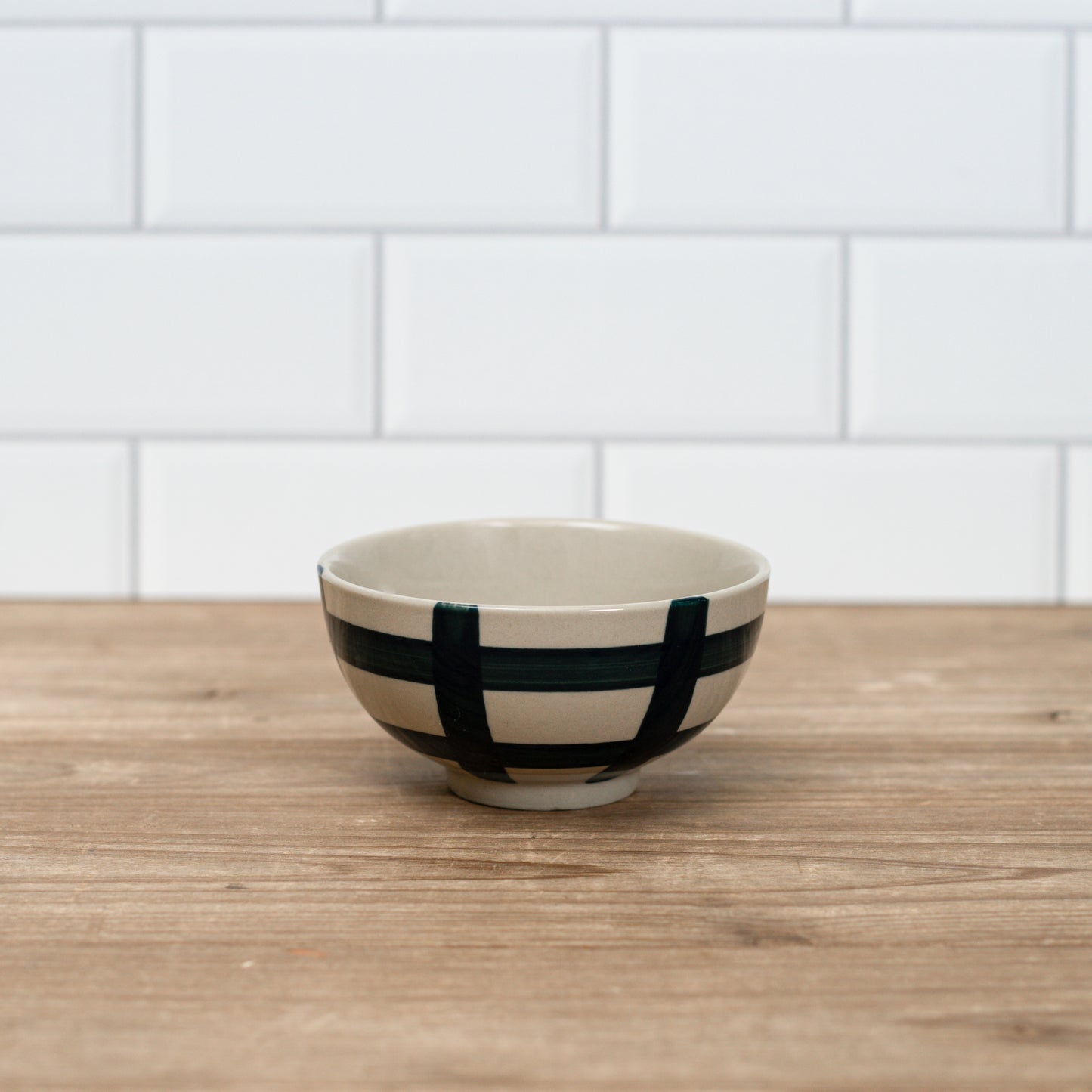 Blue & Cream Stoneware Bowls