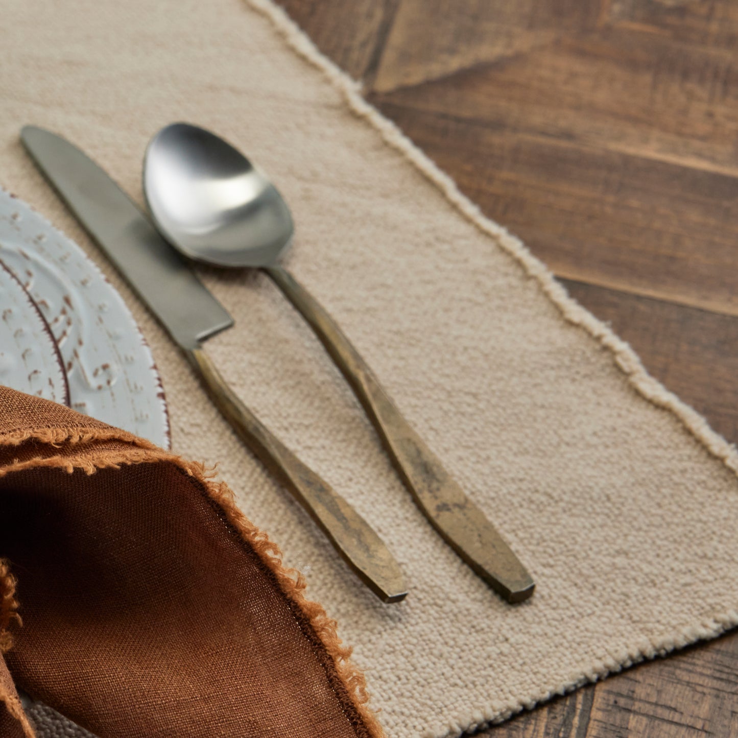 Beige Cotton Placemat