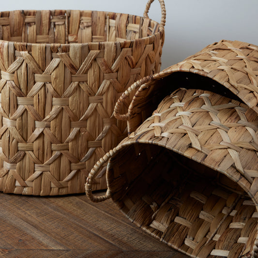 Braided Wicker Basket