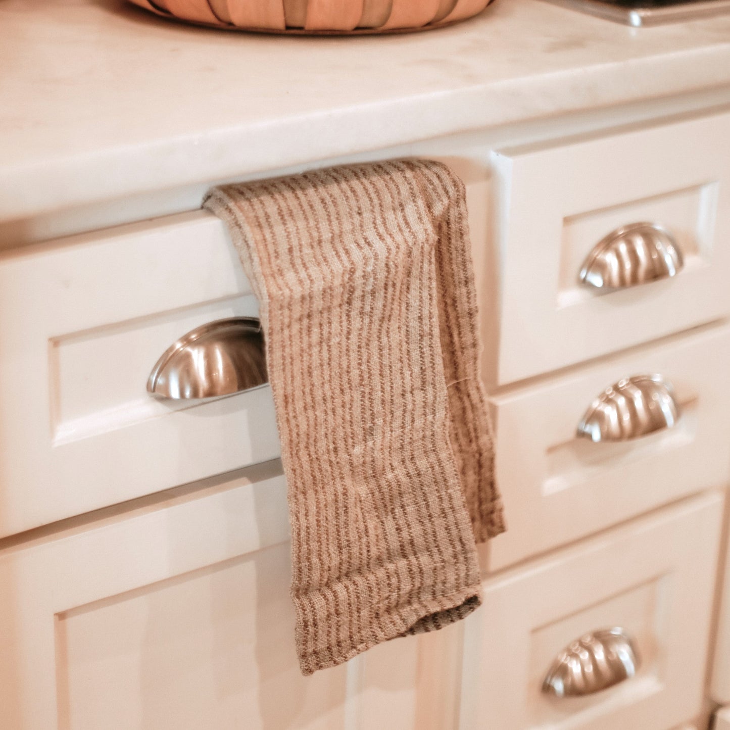 Brown Square Linen Napkins