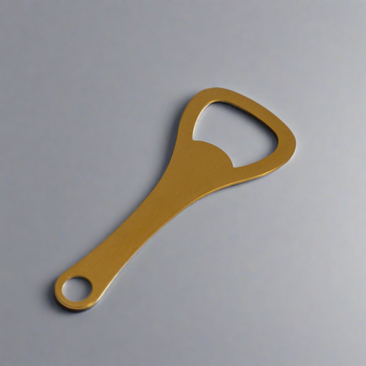 Brushed Gold Finish Bottle Opener