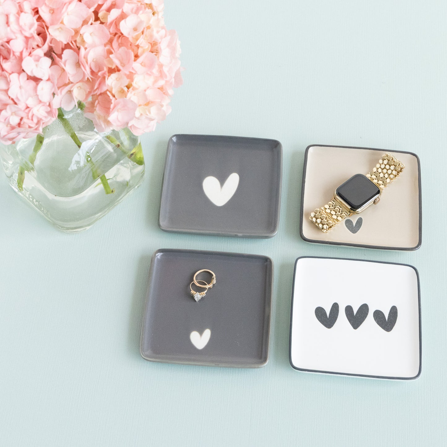Ceramic Heart Plates
