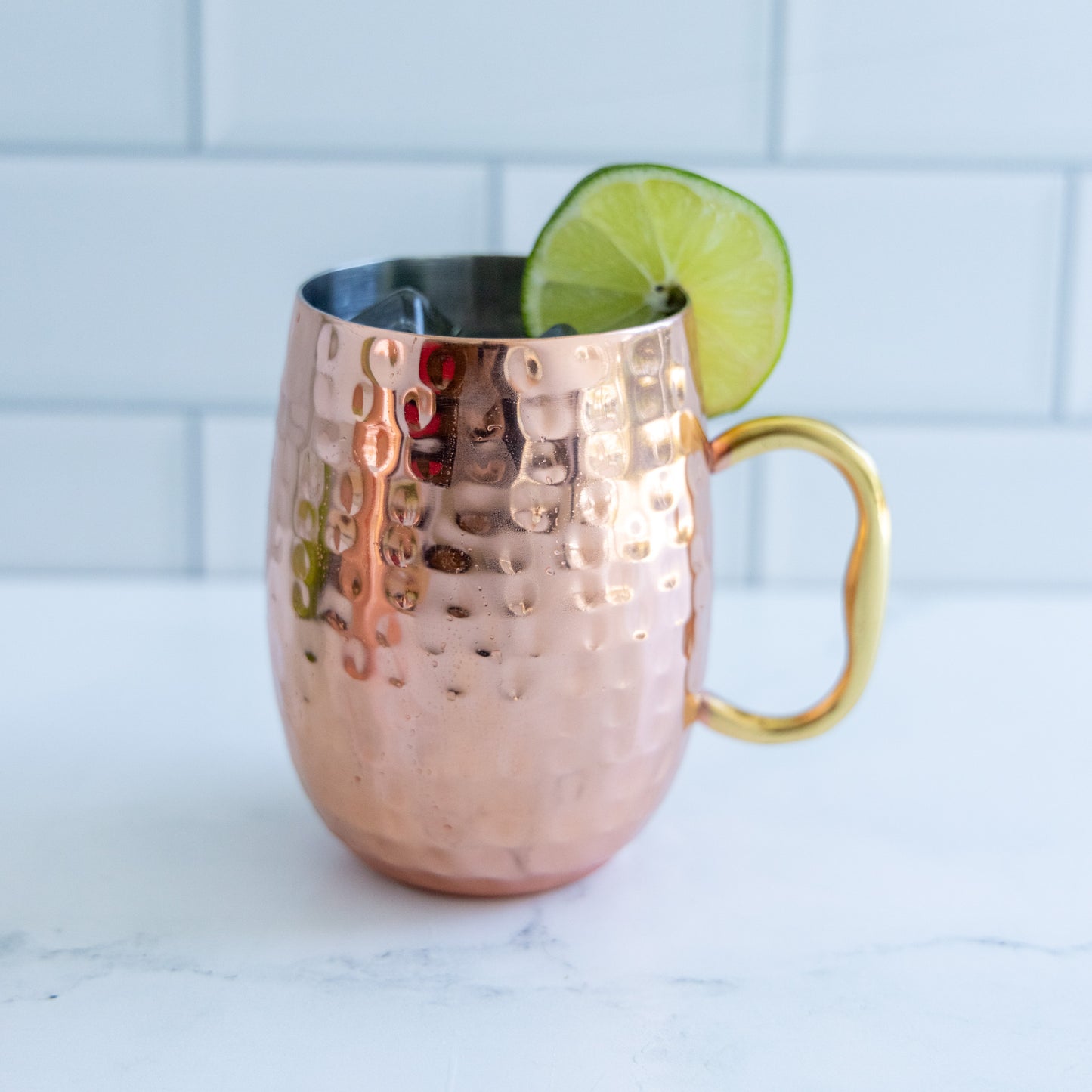 Hammered Copper-Finish Moscow Mule Mug