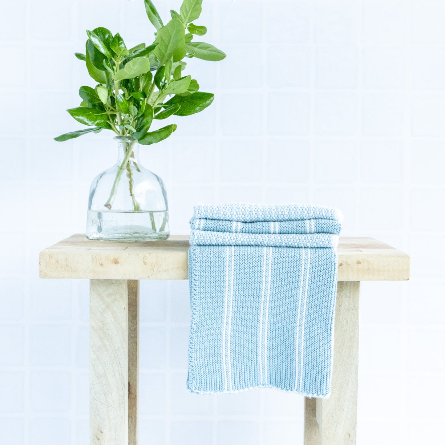 Cotton Knit Dish Cloths, Set of 2