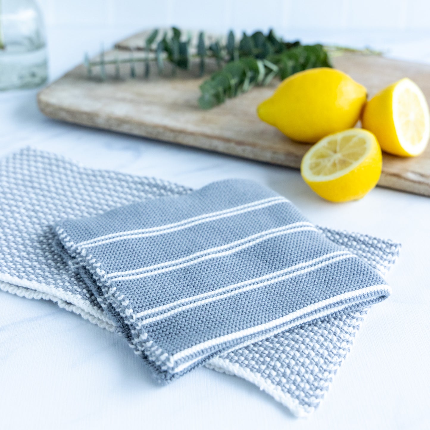 Cotton Knit Dish Cloths, Set of 2