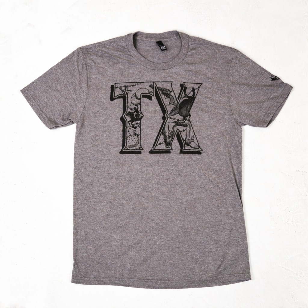 Collage Texas Tee