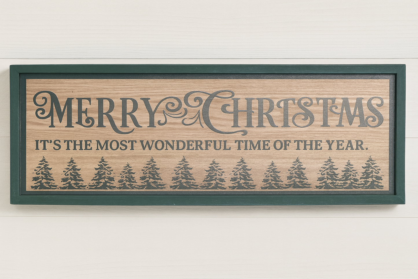 "It's the Most Wonderful Time of the Year" Wood Sign
