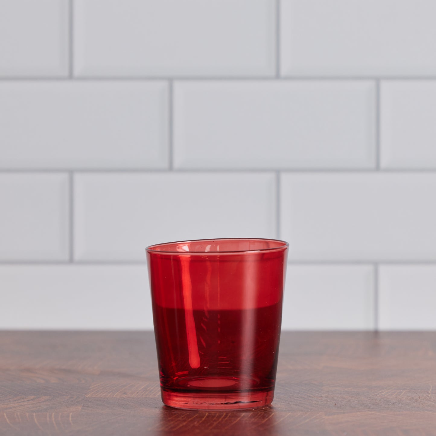 Colorful Low Ball Drinking Glass