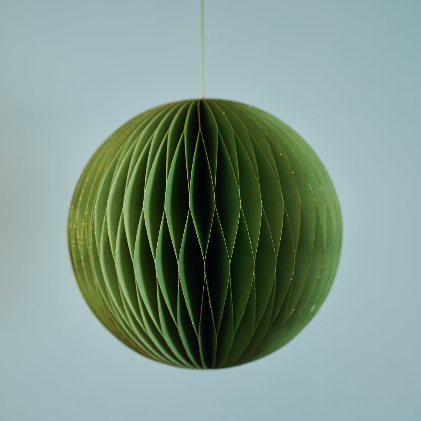 Green Honeycomb Ball Ornament