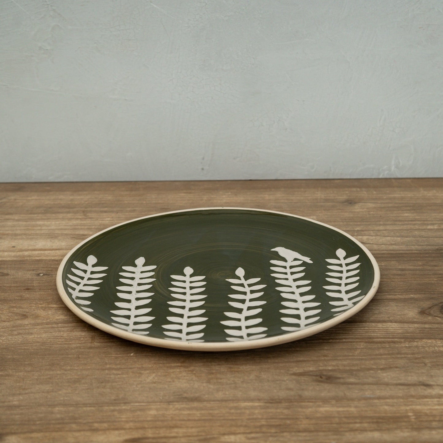 Green Leaf Platters