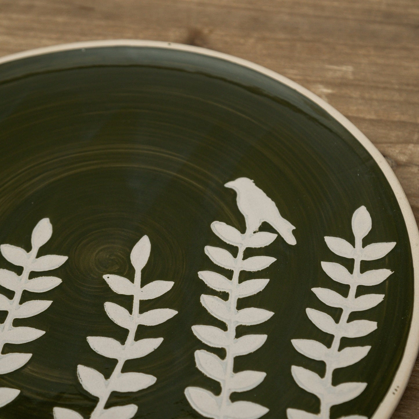 Green Leaf Platters