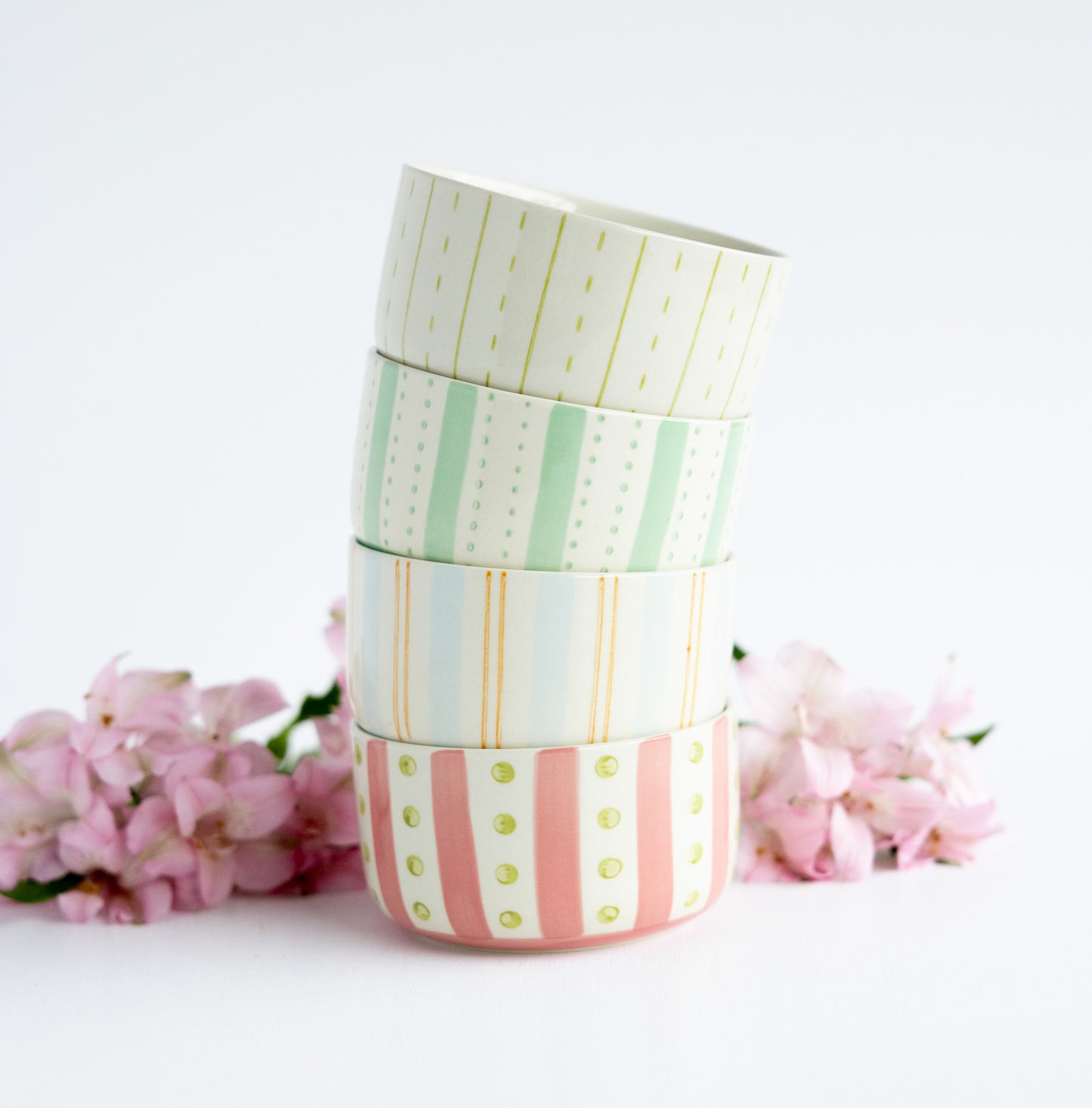 Patterned Stoneware Bowl