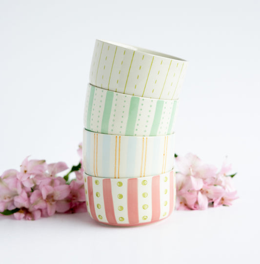 Patterned Stoneware Bowl