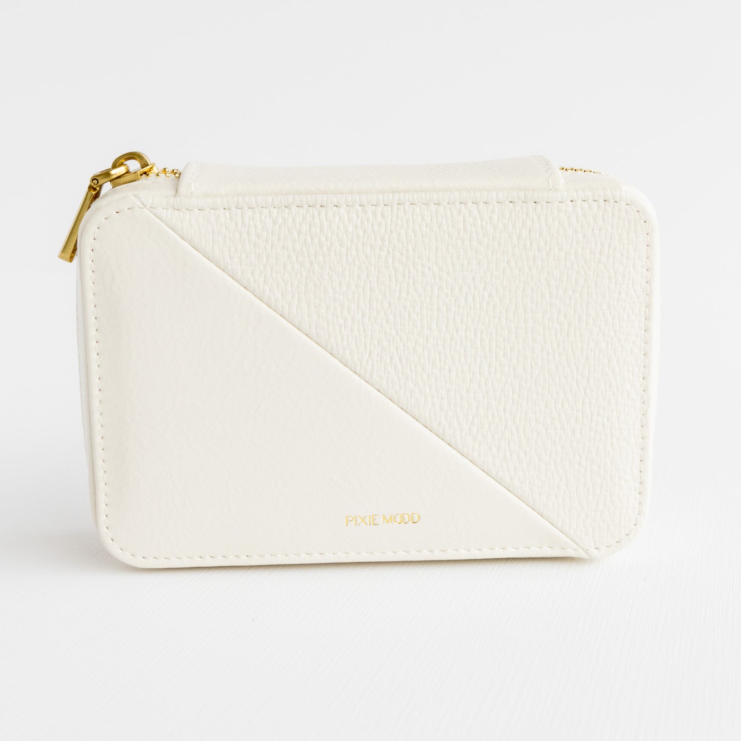 Small Two-Toned Travel Jewelry Case