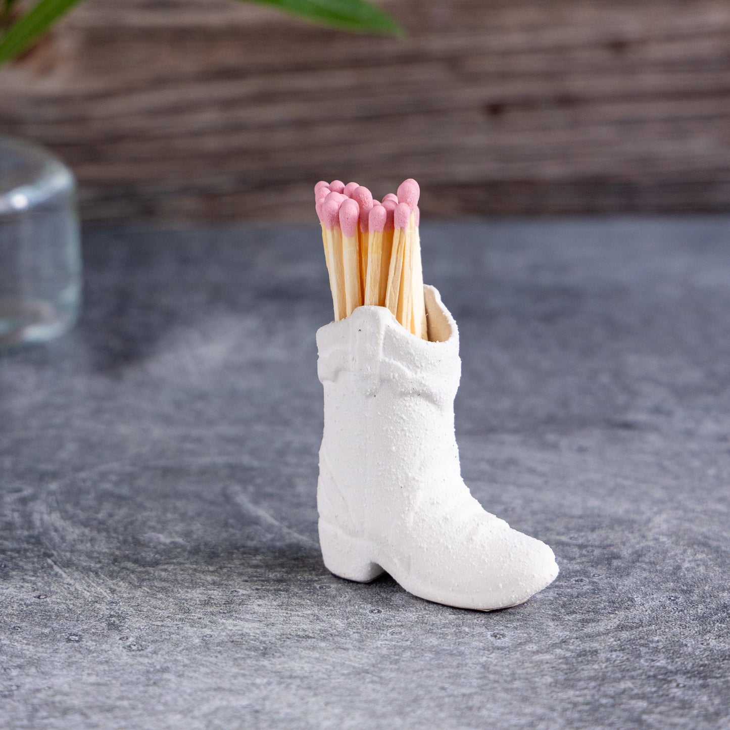 Cowboy Boot Vintage Match Holders