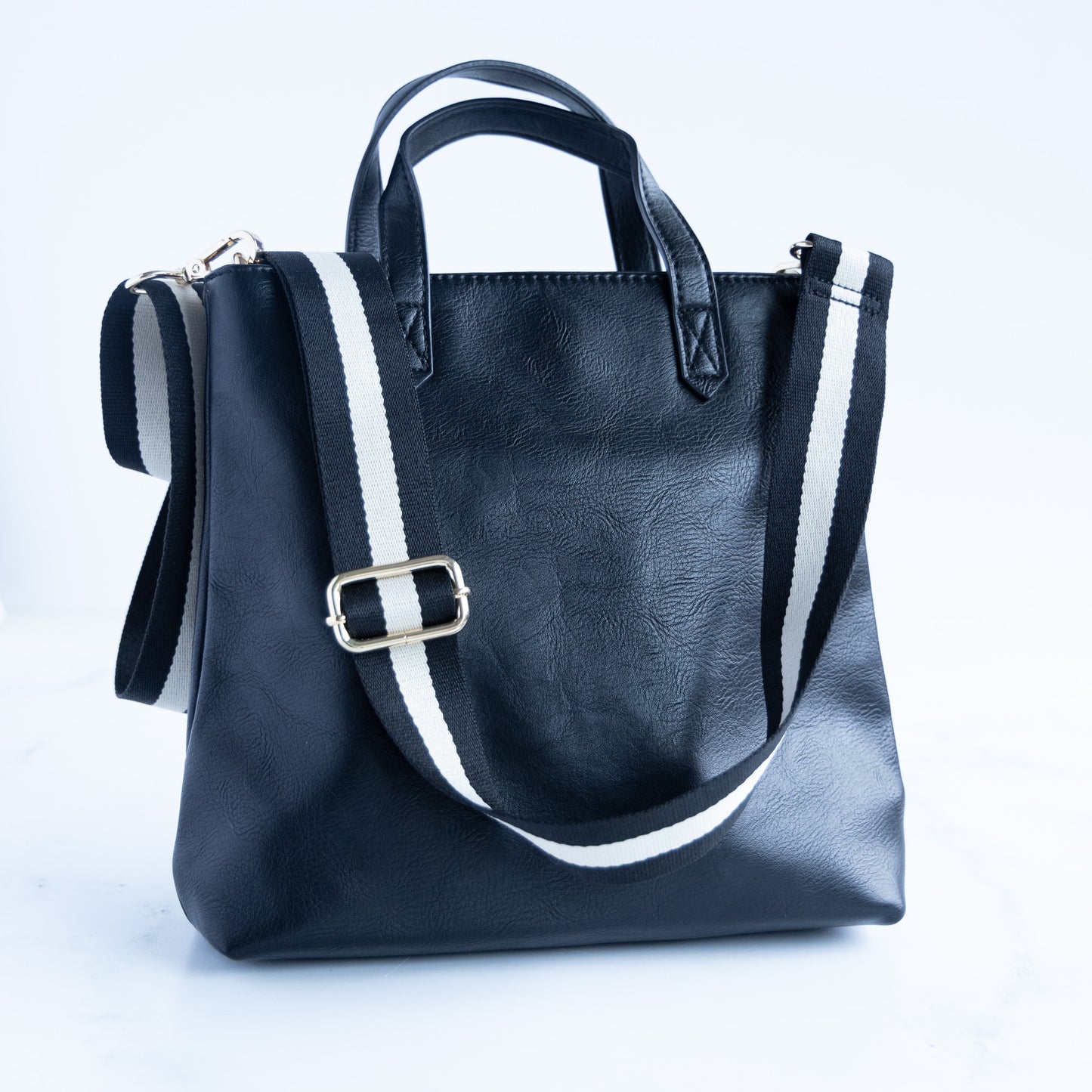 Crossbody with Striped Strap