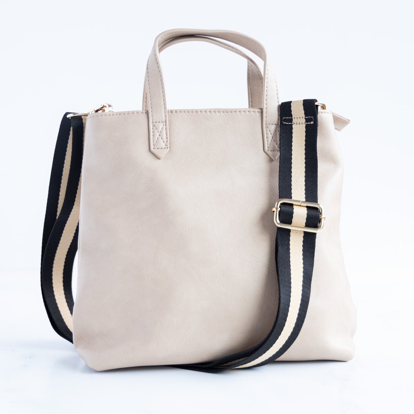 Crossbody with Striped Strap