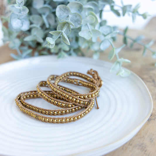 5 Wrap Beaded Bracelet