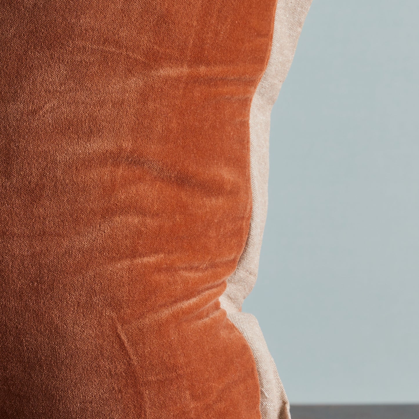 Velvet Flange Edge Pillow