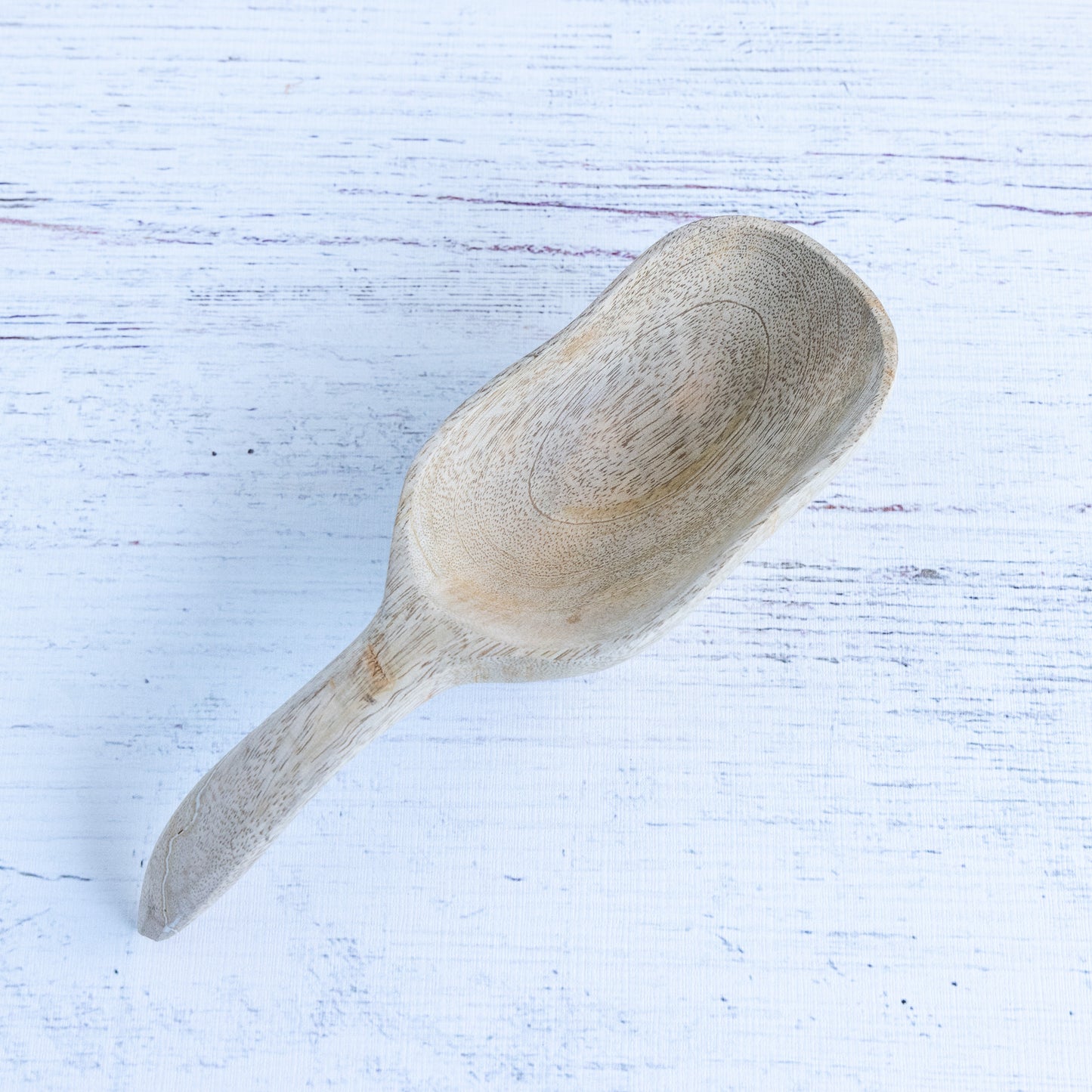 Carved Mango Wood Scoop