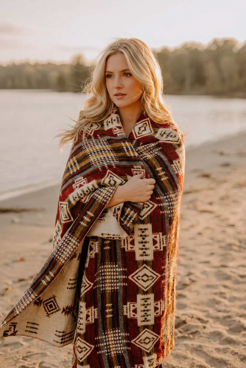 3C BLANKET / AKHARA 3Cブランケット（アカハラ） Handwoven Baby Alpaca Throw | The Citizenry