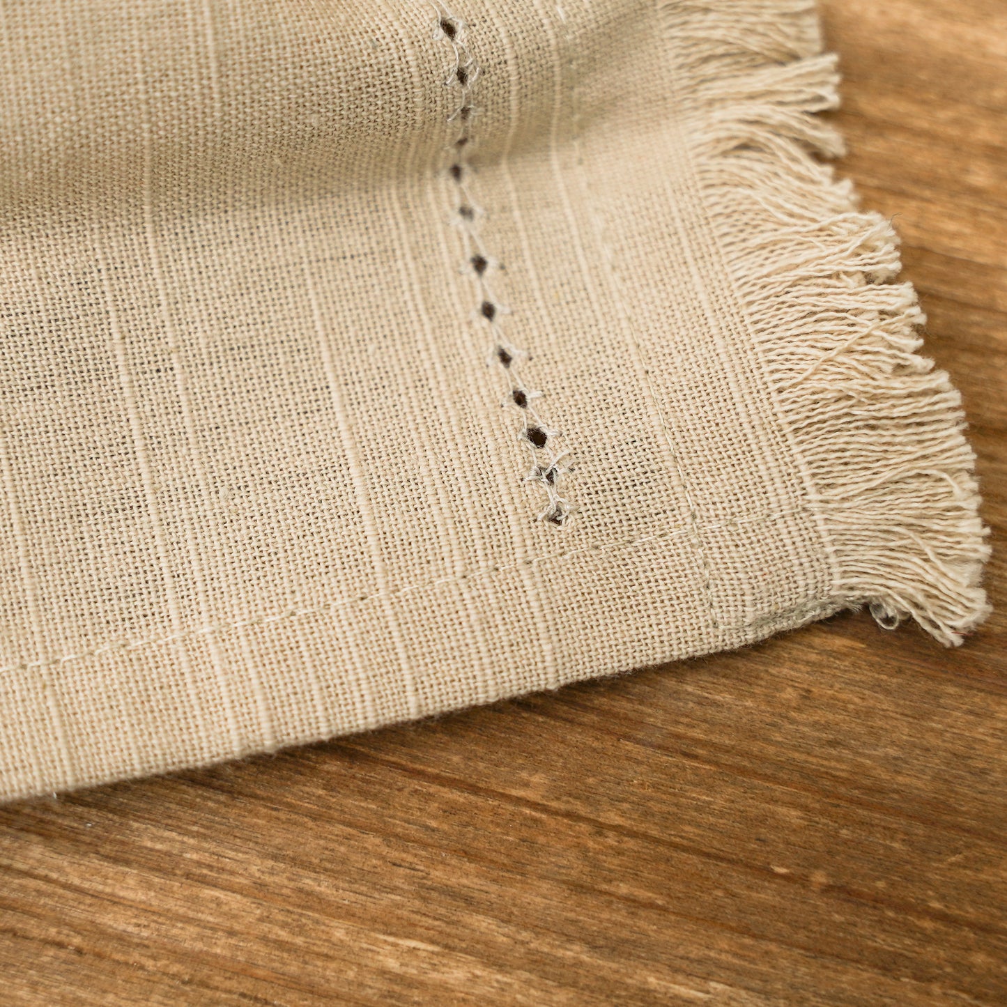 Tea Towel with Hand-Carved Spoon