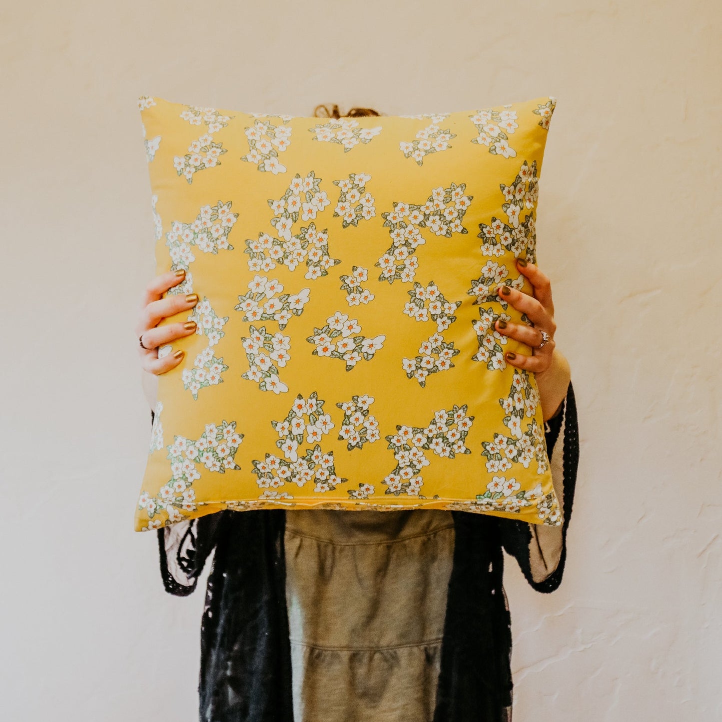 Floral Printed Pillow