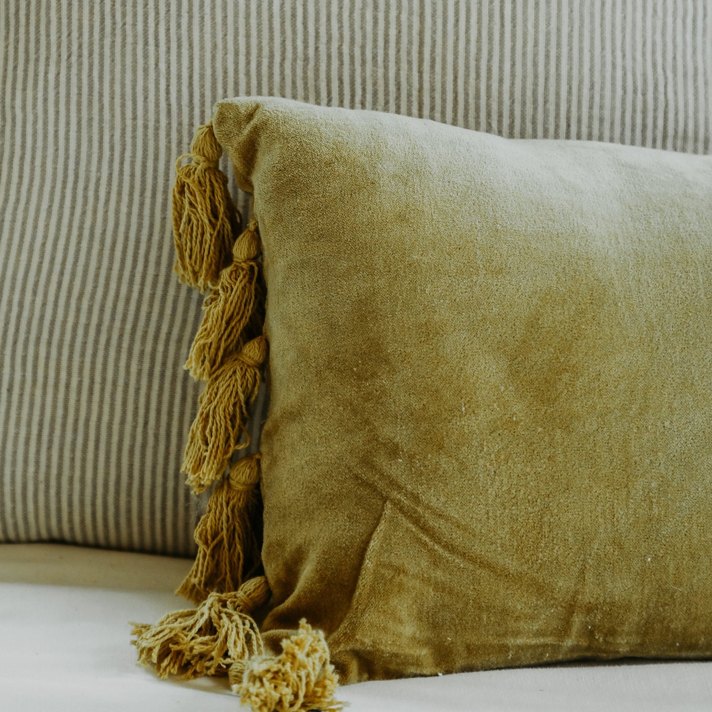 Velvet Lumbar Pillow