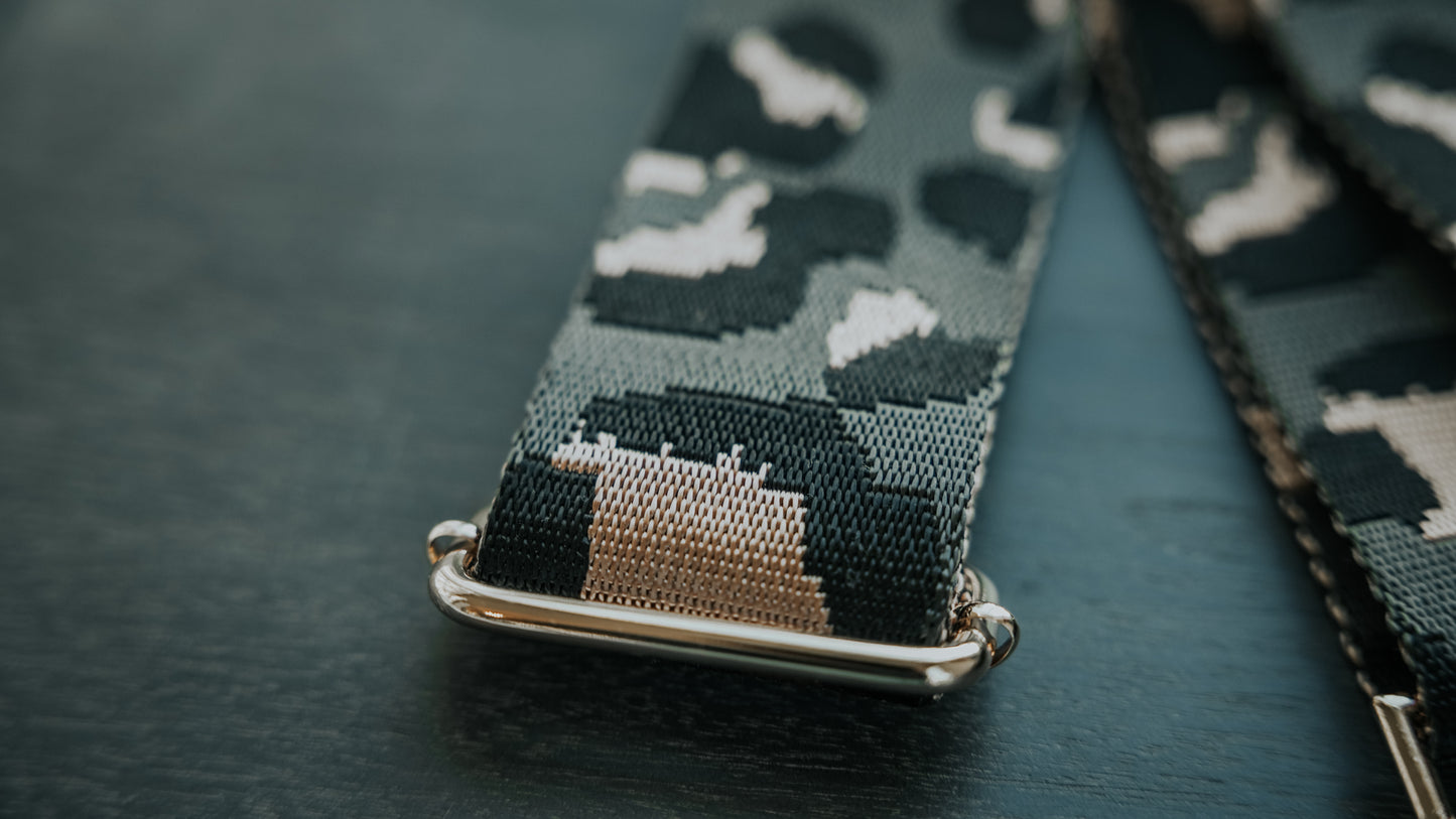 Leopard Print Bag Strap