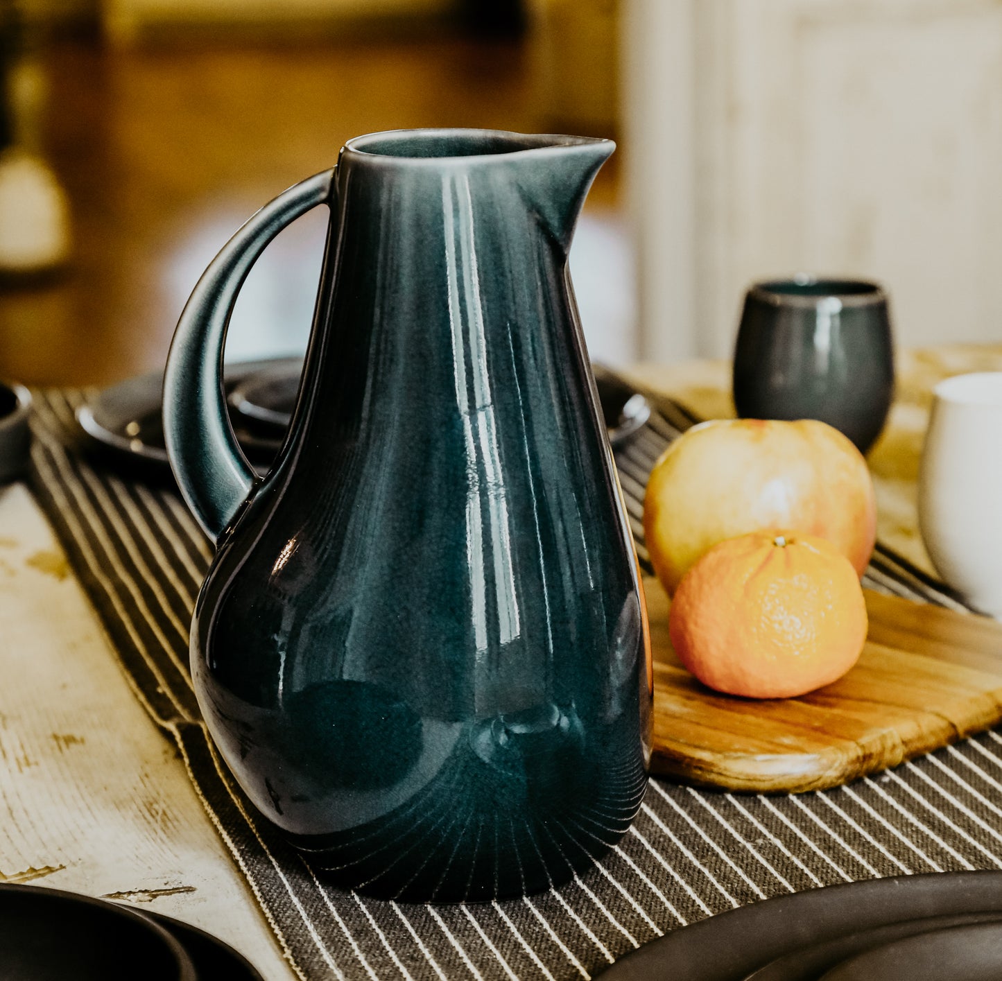 Stoneware Pitcher