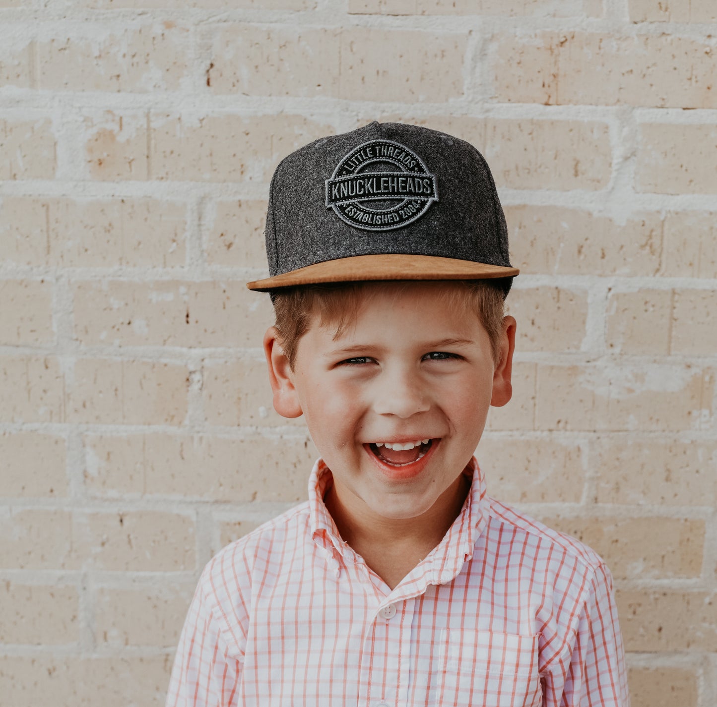 Kids Wool Trucker Hat