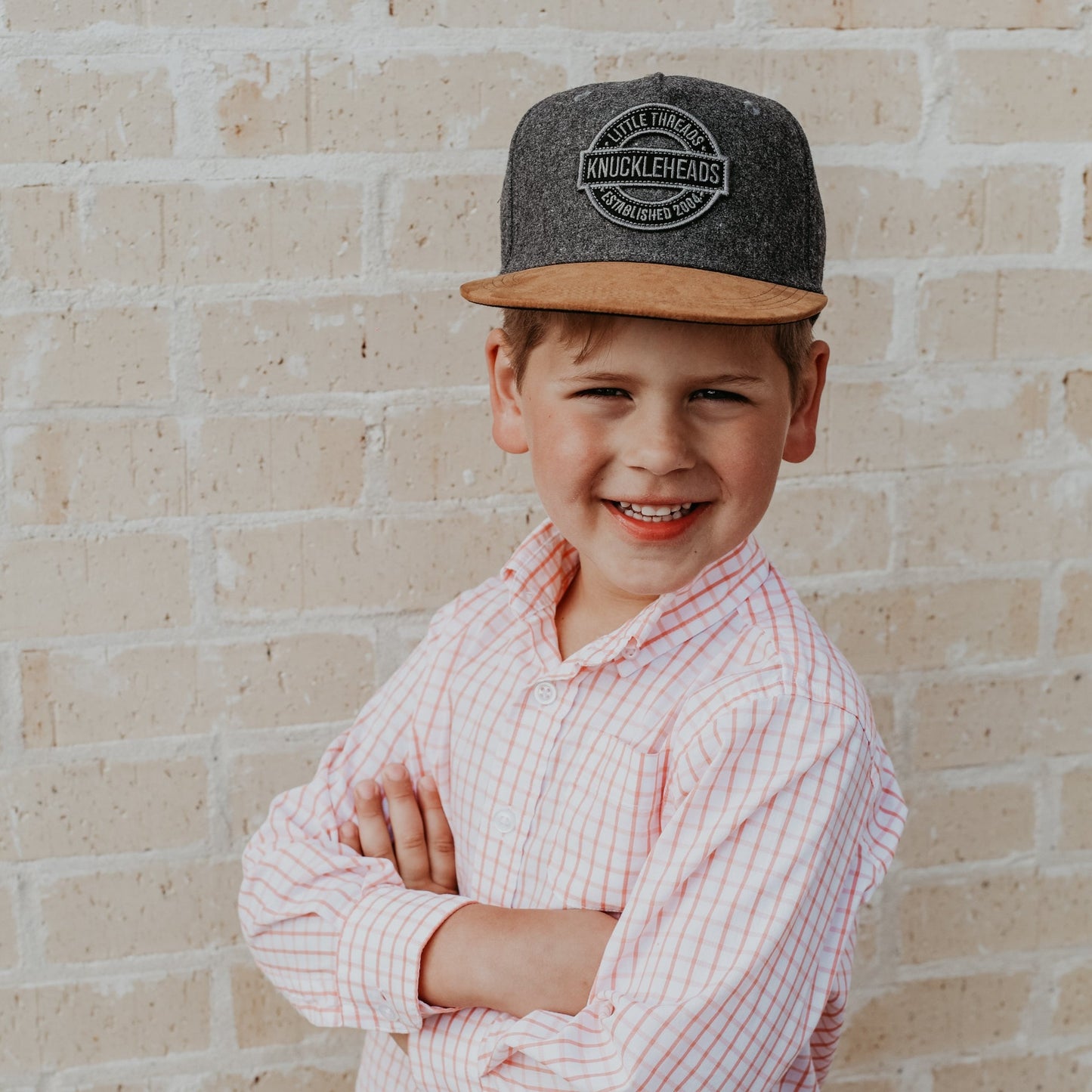Kids Wool Trucker Hat