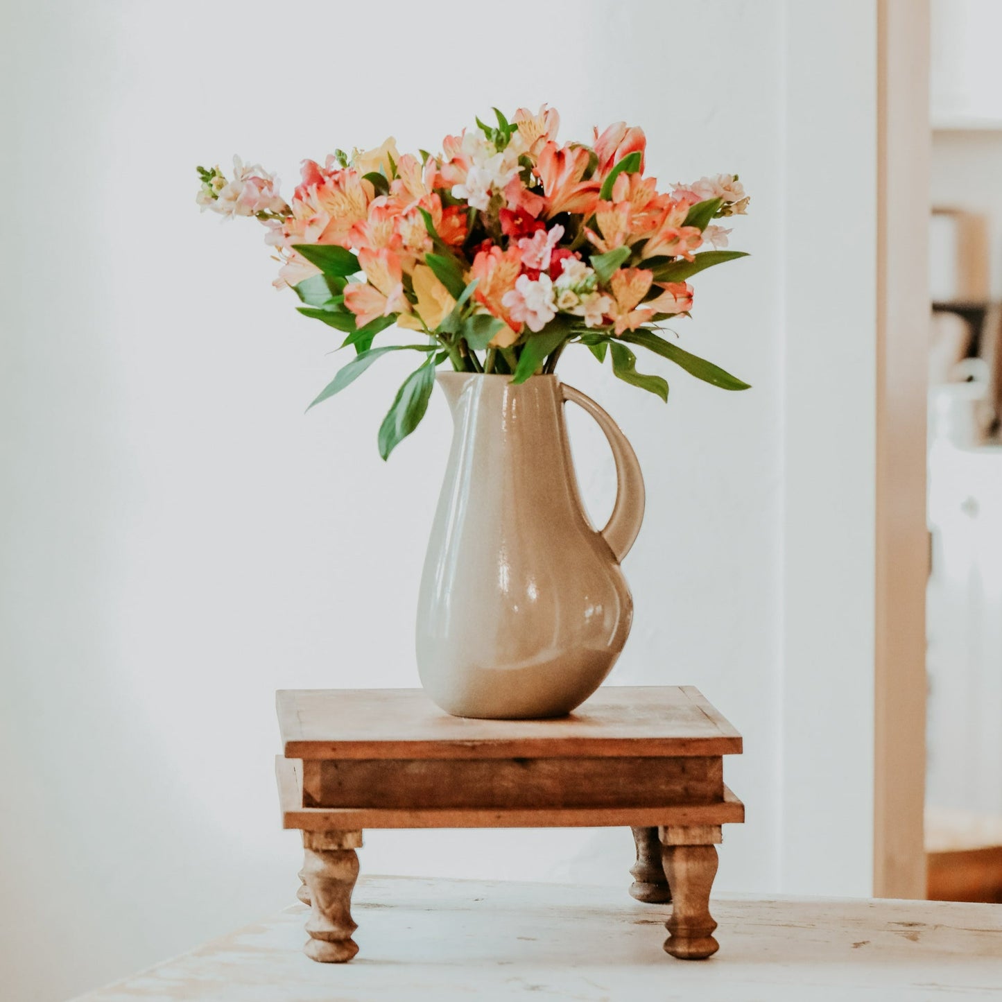 Stoneware Pitcher