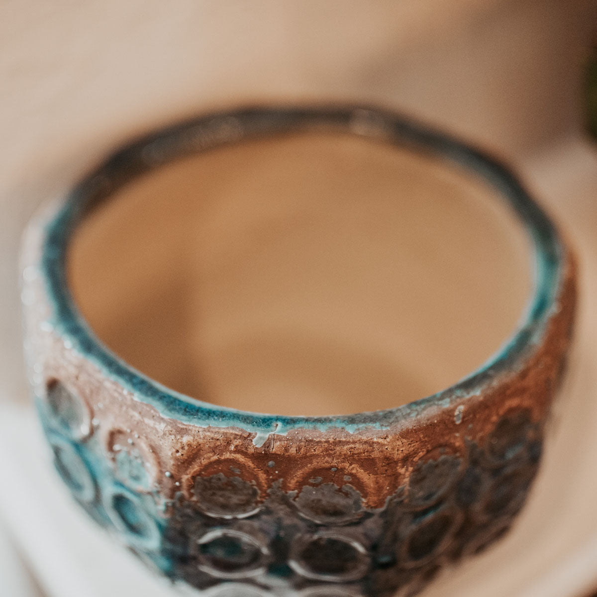 Embossed Terracotta Planter