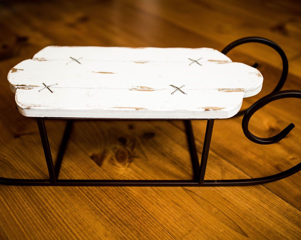 Wood and Metal Sleighs