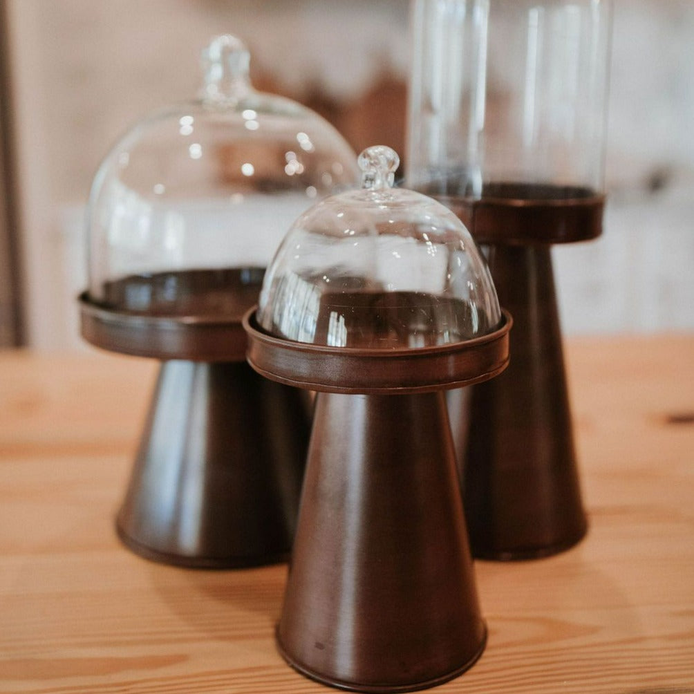 Copper Finish Display Stands