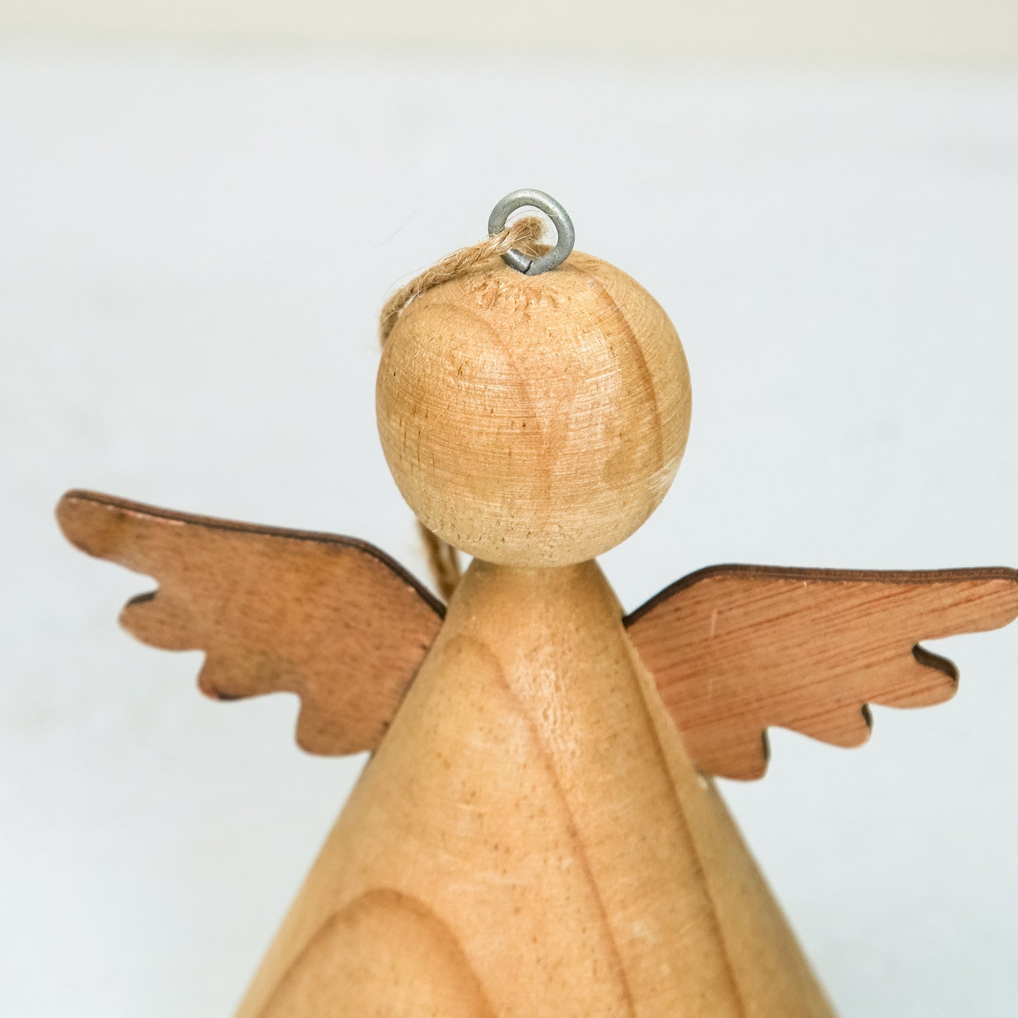 Angel Mango Wood Ornament