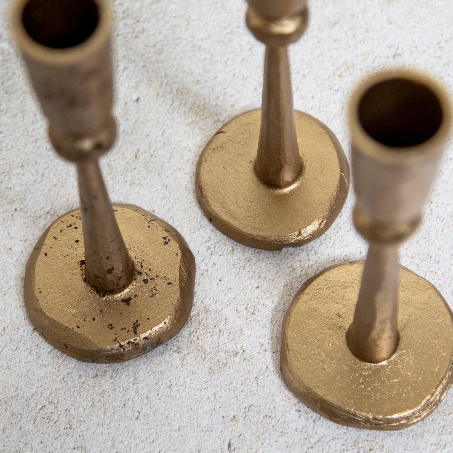 Antique Finished Metal Taper Holder
