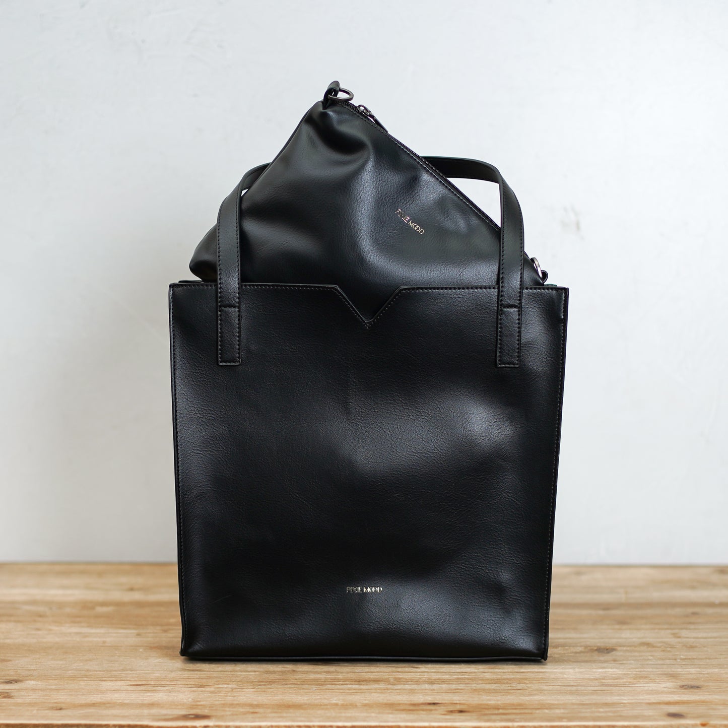 Black Leather Tote
