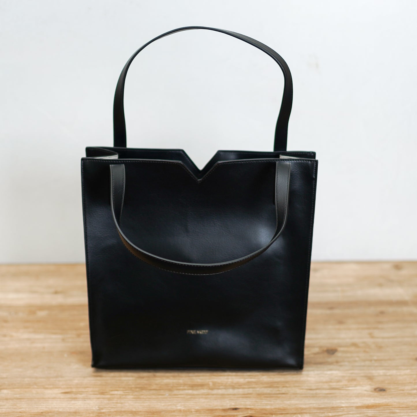 Black Leather Tote