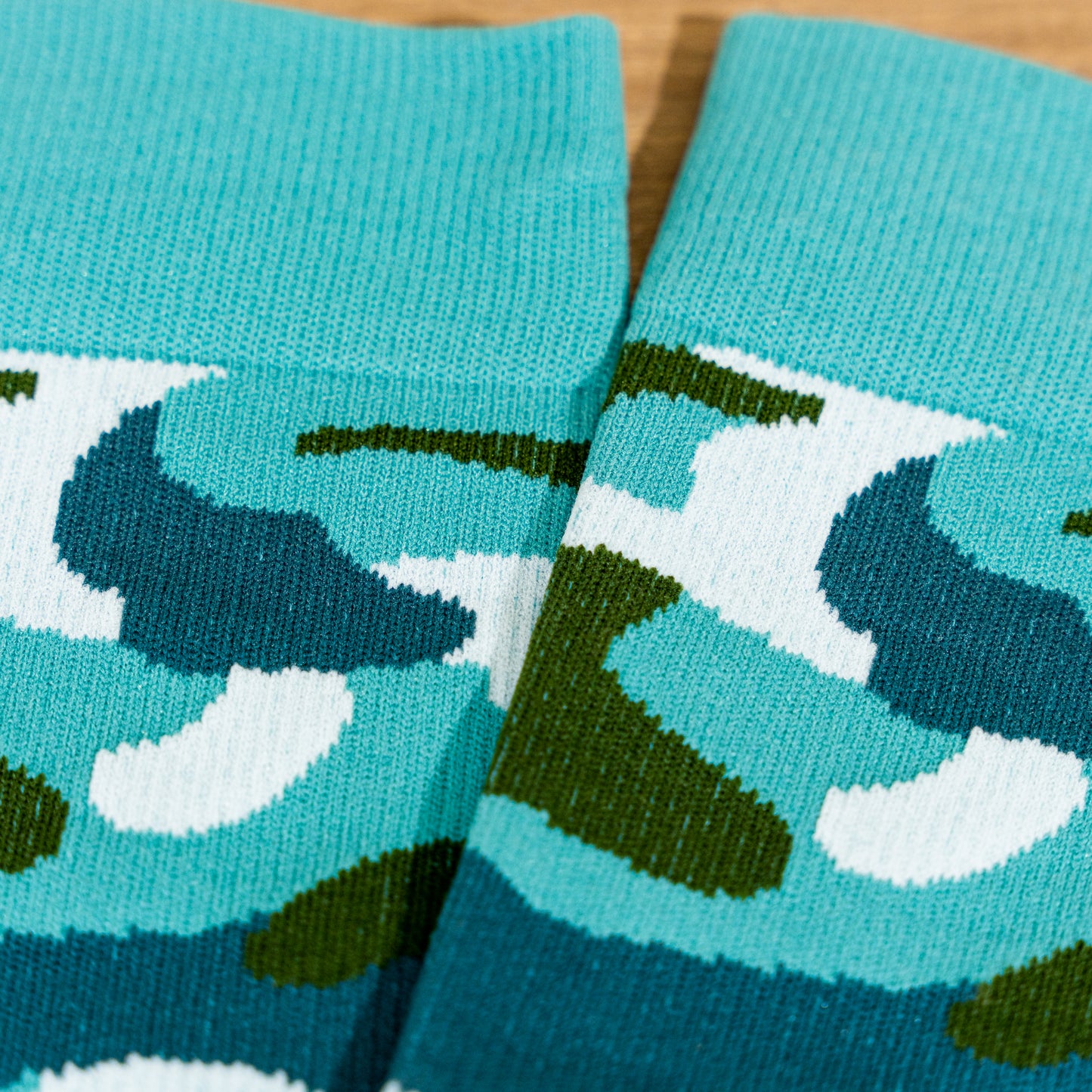 Blue Camo Compression Socks
