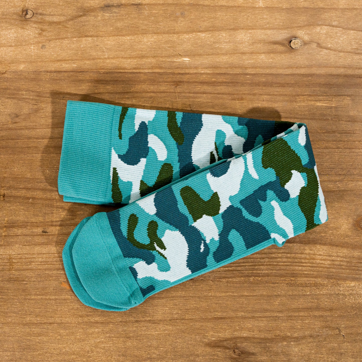 Blue Camo Compression Socks